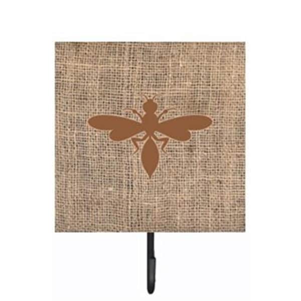 Carolines Treasures Wasp Burlap and Brown Leash Or Key Holder BB1054-BL-BN-SH4 - main